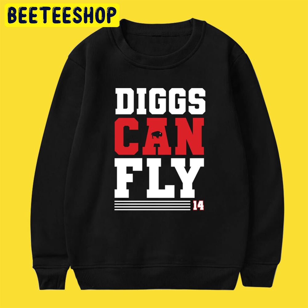 Diggs Can Fly Buffalo Football Unisex T-Shirt Diggs Can Fly Buffalo Football Unisex T-Shirt
