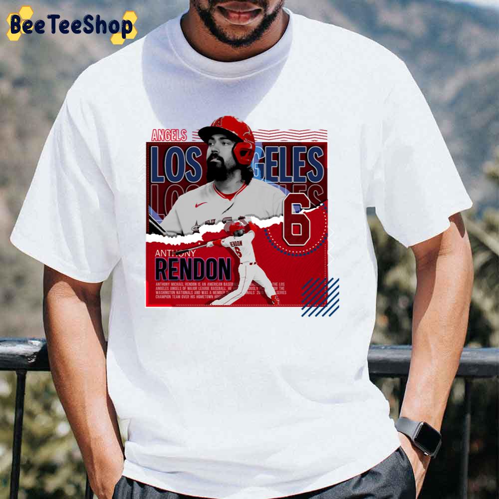 Digital Anthony Rendon Los Angeles Angels Baseball Unisex T-Shirt Digital Anthony Rendon Los Angeles Angels Baseball Unisex T-Shirt