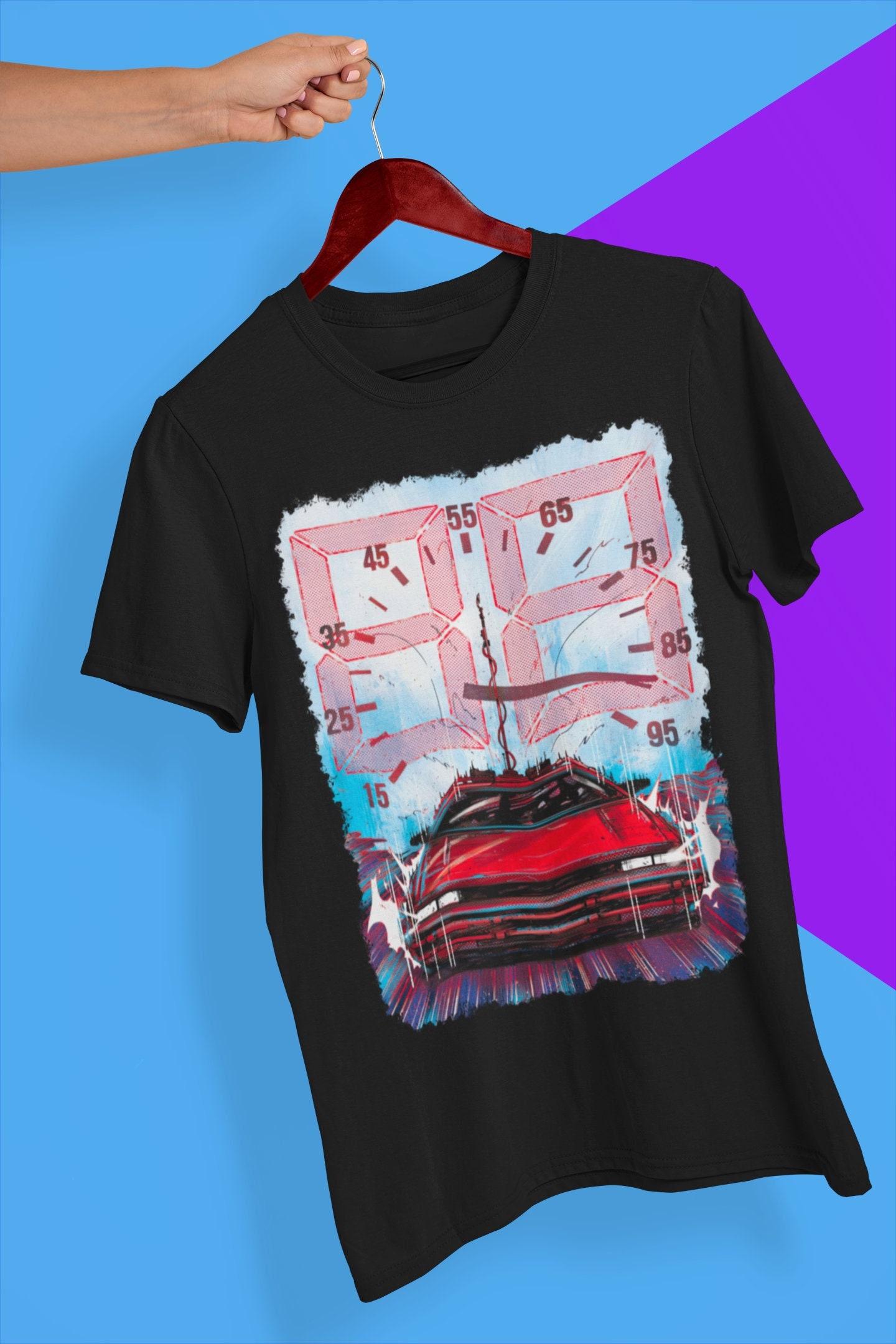 Digital Art Back To The Future Halloween Unisex T-Shirt Digital Art Back To The Future Halloween Unisex T-Shirt