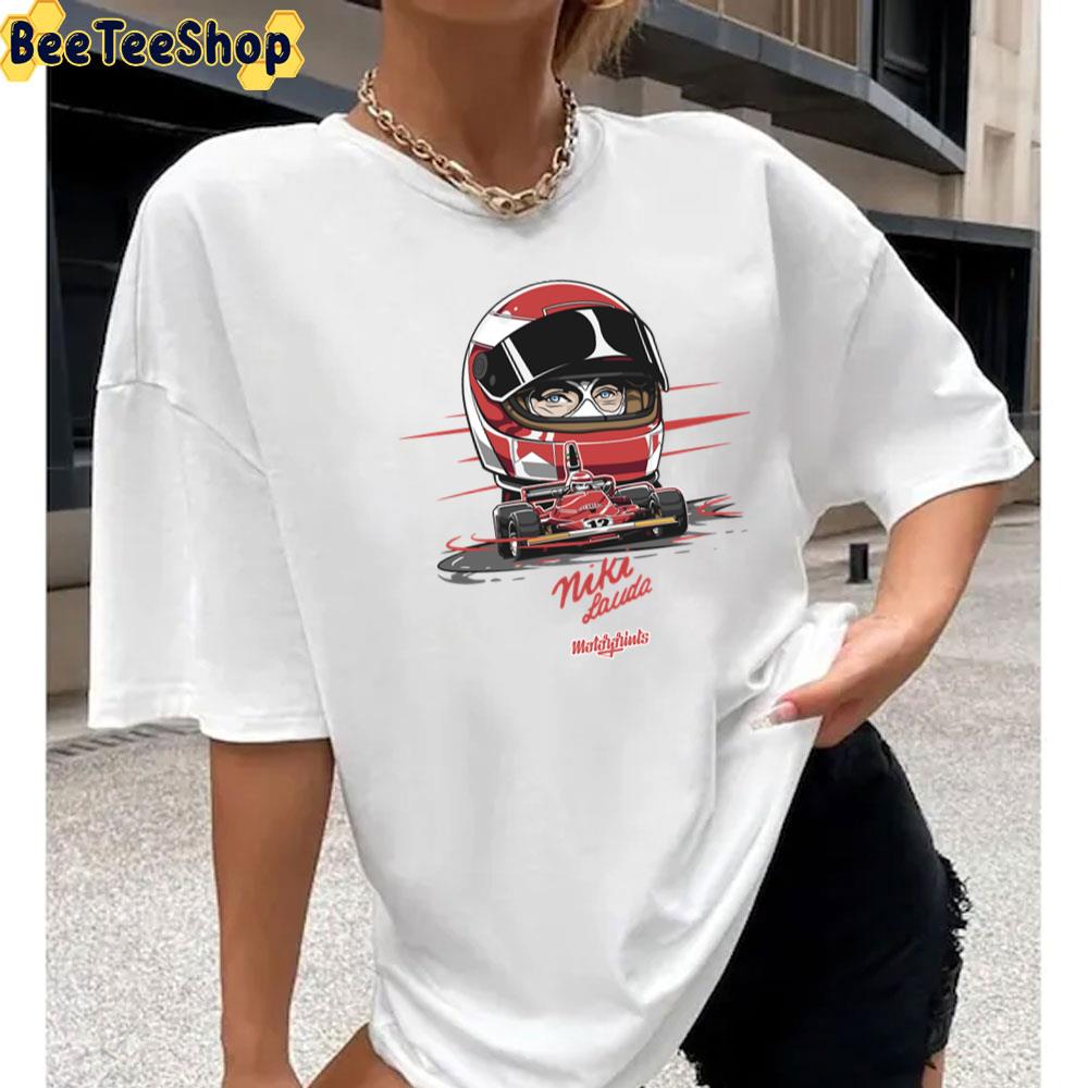 Digital Art Niki Lauda Racing Unisex T-Shirt Digital Art Niki Lauda Racing Unisex T-Shirt