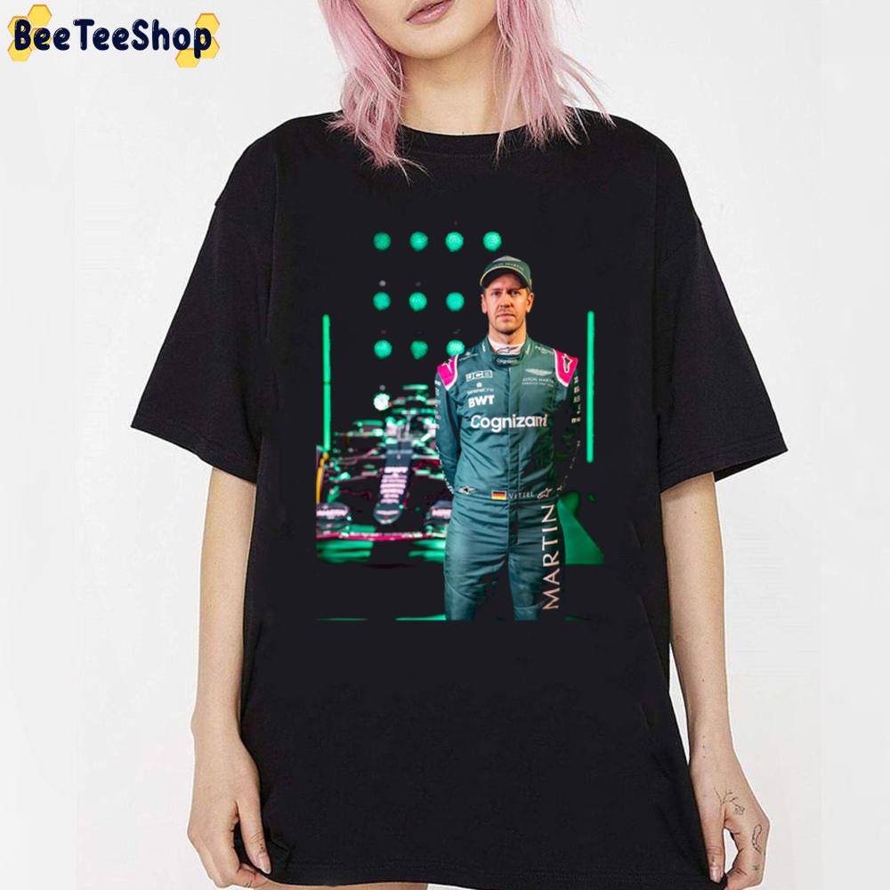 Digital Art Sebastian Vettel Aston Martin Sebastian Vettel Racing Unisex T-Shirt Digital Art Sebastian Vettel Aston Martin Sebastian Vettel Racing Unisex T-Shirt