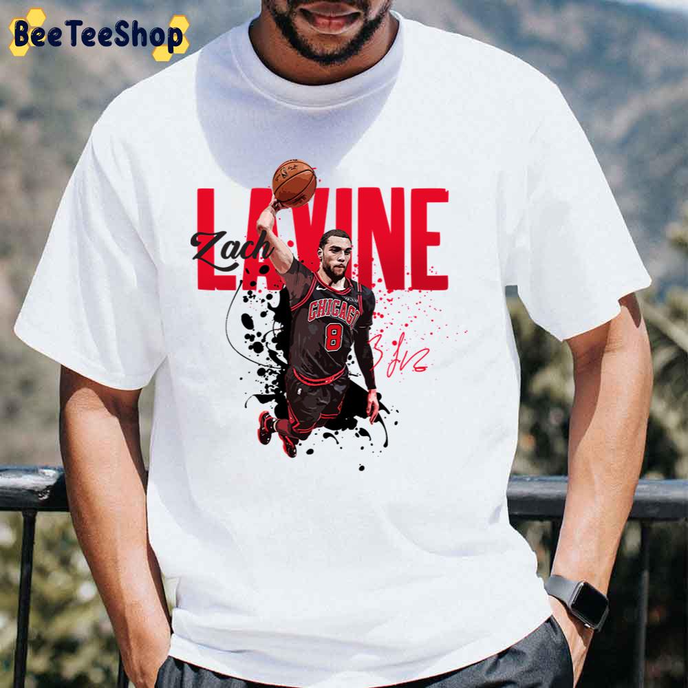 Digital Zach Lavine Signature Chicago Bulls Basketball Unisex T-Shirt Digital Zach Lavine Signature Chicago Bulls Basketball Unisex T-Shirt