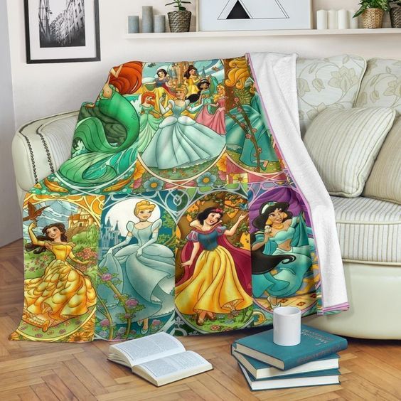 Disney Princess Best Seller Fleece Blanket Throw Blanket Gift Disney Princess Best Seller Fleece Blanket Throw Blanket Gift