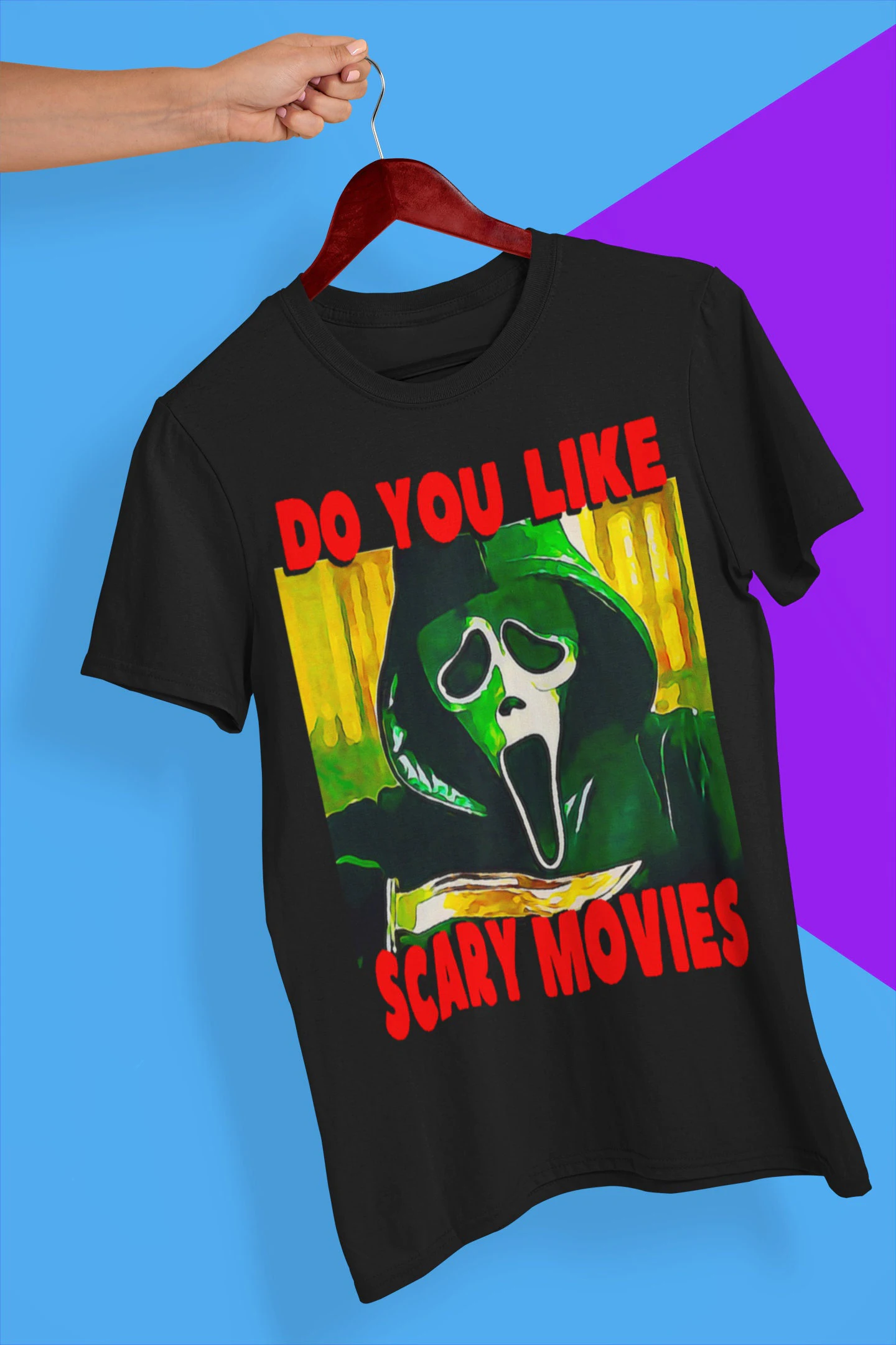 Do You Like Sacry Movie Ghostface Scream Halloween Unisex T-Shirt Do You Like Sacry Movie Ghostface Scream Halloween Unisex T-Shirt