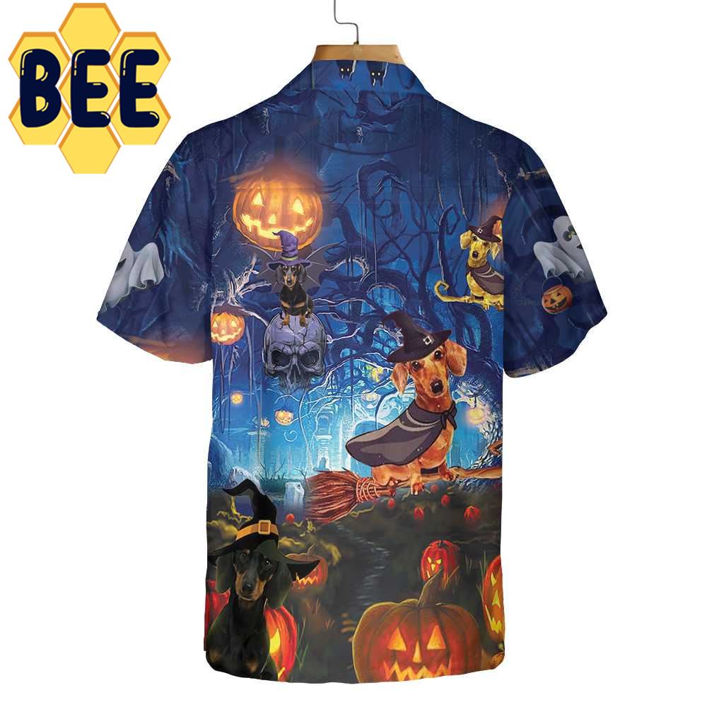 Dog The Witch For Halloween Hawaiian Shirt Dog The Witch For Halloween Hawaiian Shirt