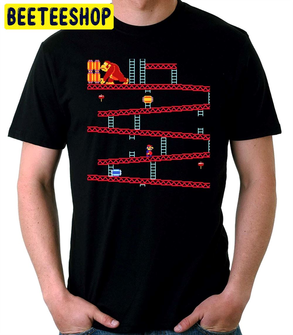 Donkey Kong Arcade Game Retro Unisex T-Shirt Donkey Kong Arcade Game Retro Unisex T-Shirt