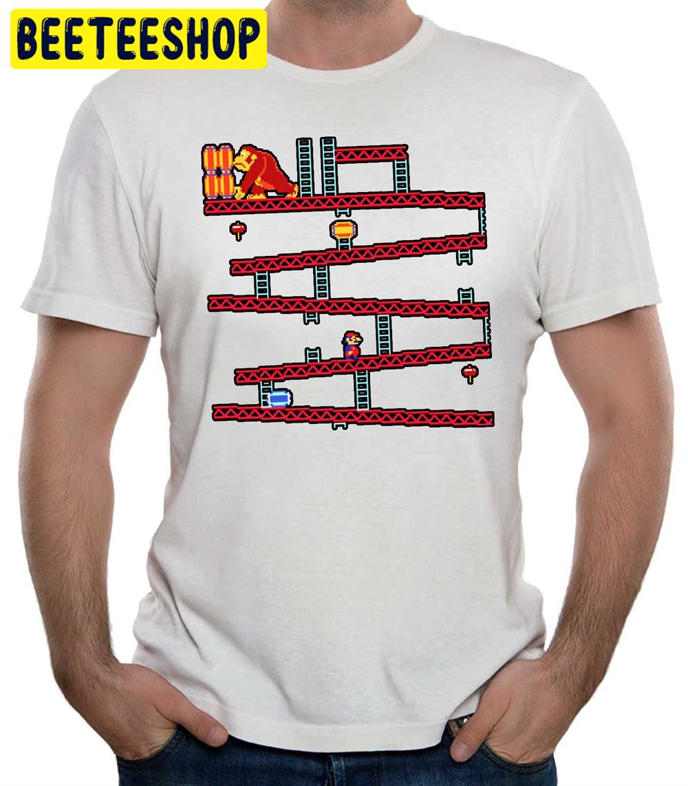 Donkey Kong Arcade Game Retro Unisex T-Shirt Donkey Kong Arcade Game Retro Unisex T-Shirt
