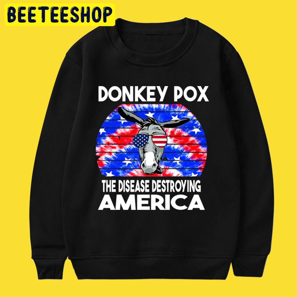 Donkey Pox The Disease Destroying America Retro Art Unisex T-Shirt Donkey Pox The Disease Destroying America Retro Art Unisex T-Shirt