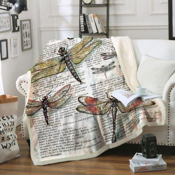 Dragonfly Premium Comfy Sofa Throw Blanket Dragonfly Premium Comfy Sofa Throw Blanket