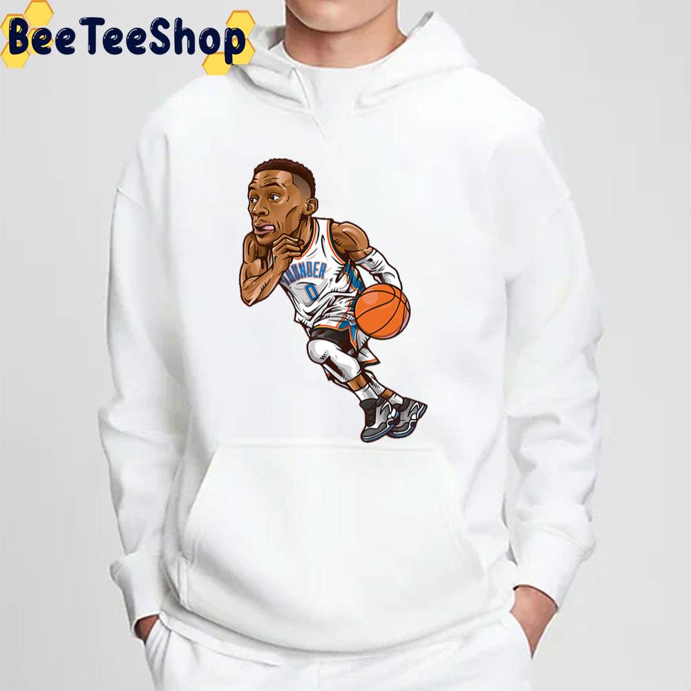 Draw Chibi Russell Westbrook Basketball Unisex T-Shirt Draw Chibi Russell Westbrook Basketball Unisex T-Shirt