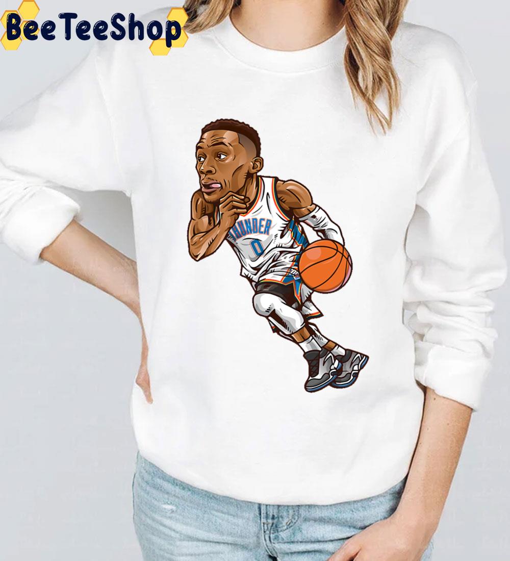 Draw Chibi Russell Westbrook Basketball Unisex T-Shirt Draw Chibi Russell Westbrook Basketball Unisex T-Shirt