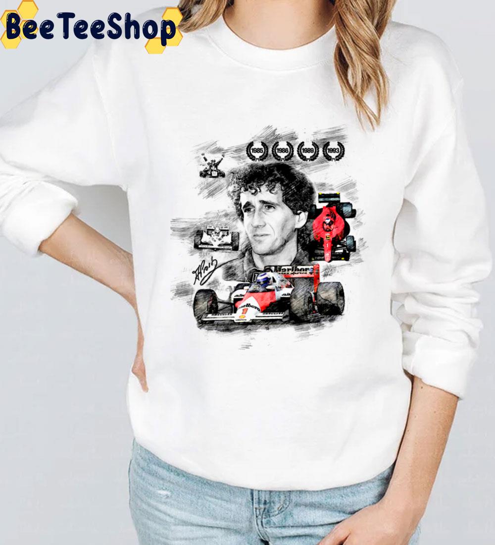 Drawing Art Alain Prost Racing Unisex T-Shirt Drawing Art Alain Prost Racing Unisex T-Shirt