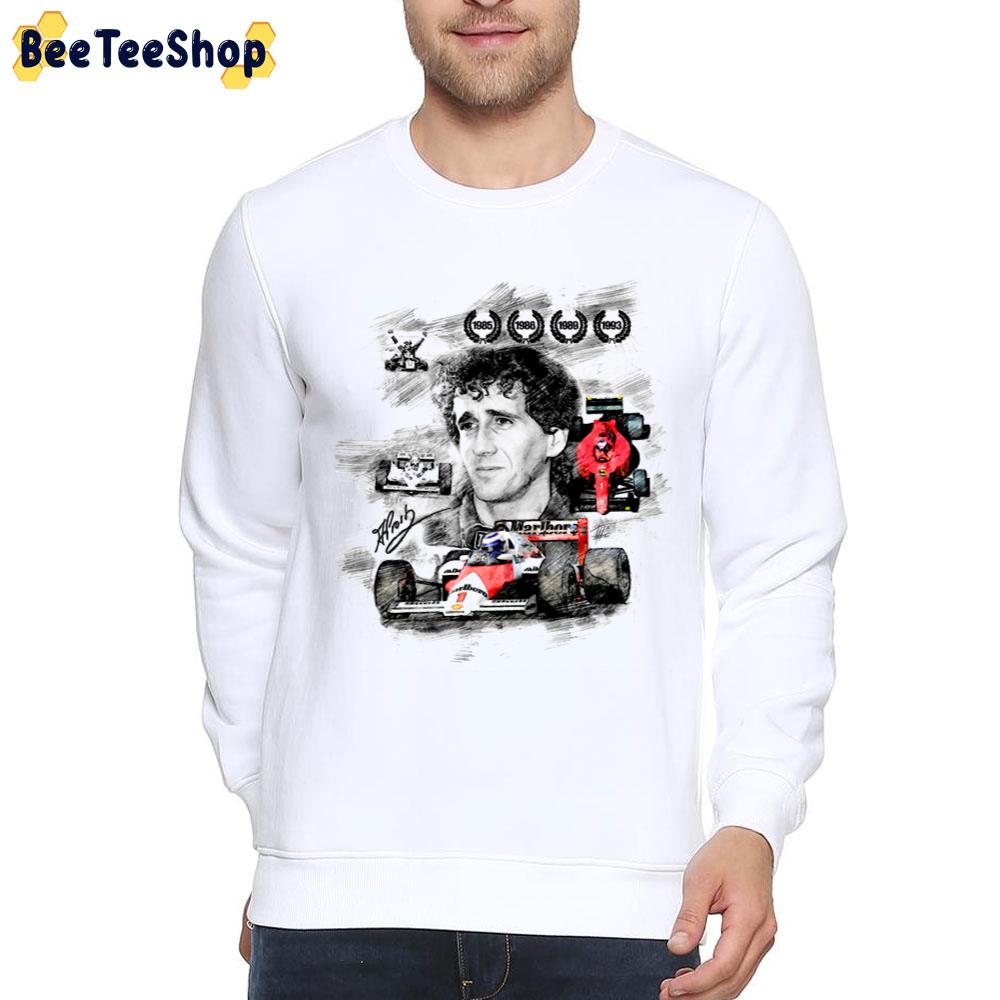 Drawing Art Alain Prost Racing Unisex T-Shirt Drawing Art Alain Prost Racing Unisex T-Shirt