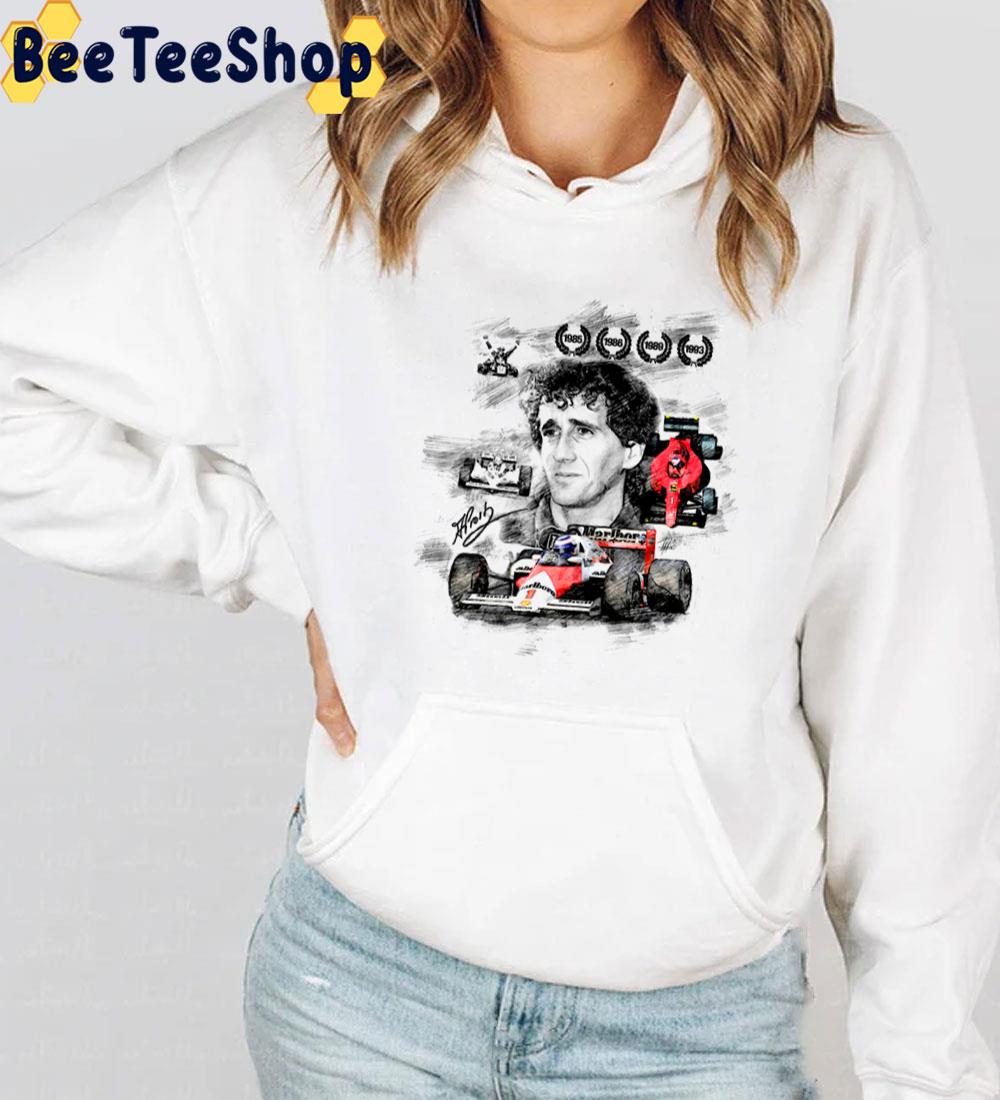 Drawing Art Alain Prost Racing Unisex T-Shirt Drawing Art Alain Prost Racing Unisex T-Shirt