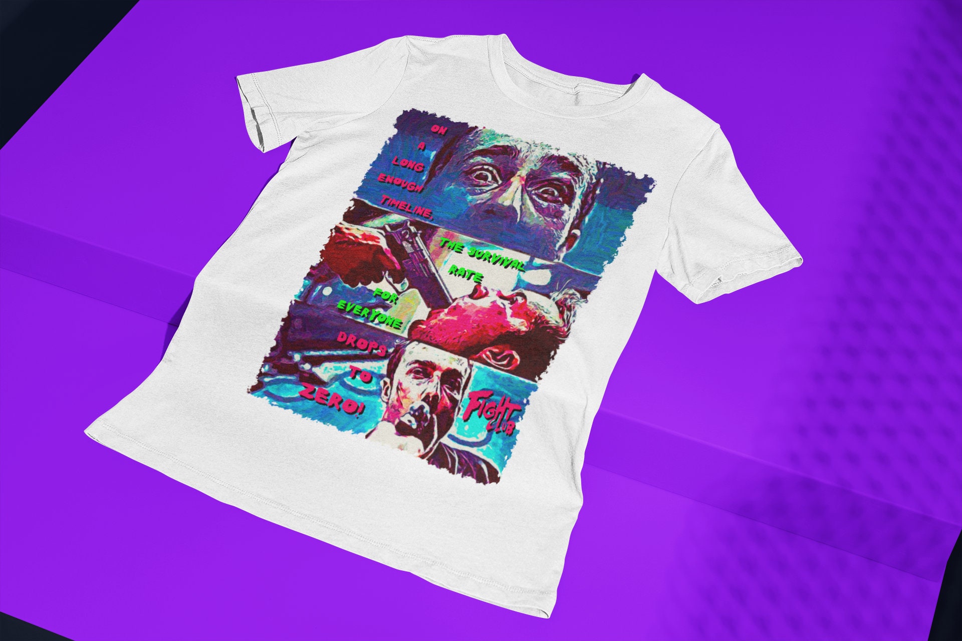 Drops To Zero Fight Club Halloween Unisex T-Shirt Drops To Zero Fight Club Halloween Unisex T-Shirt