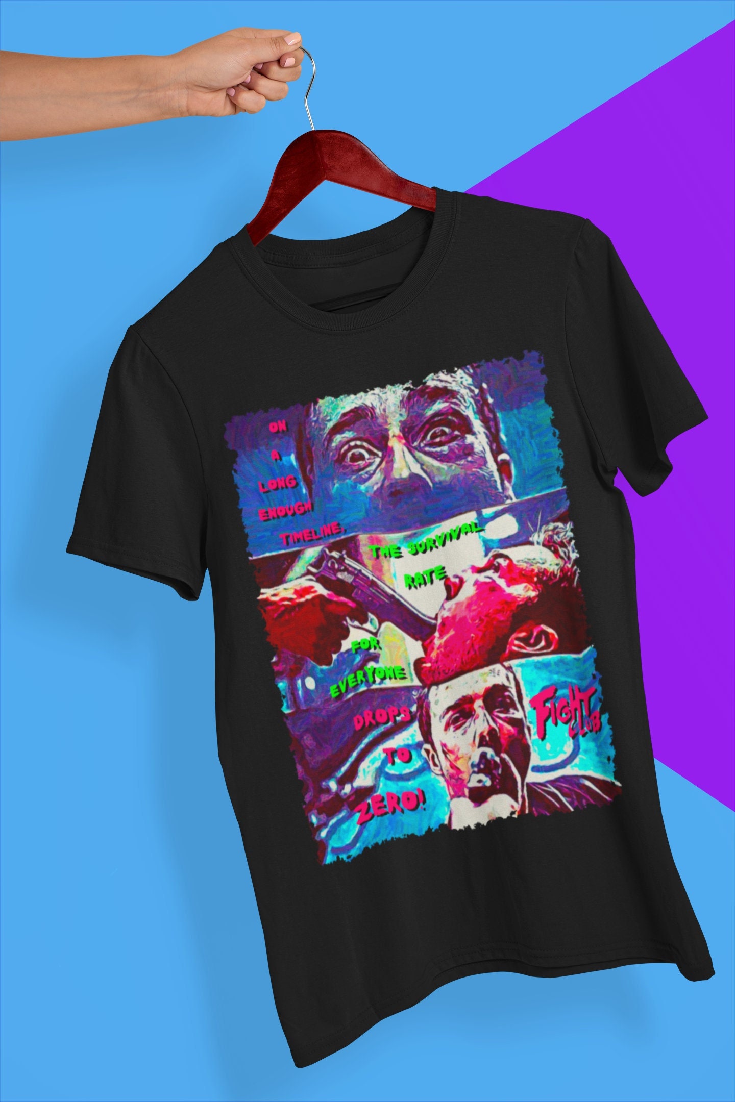 Drops To Zero Fight Club Halloween Unisex T-Shirt Drops To Zero Fight Club Halloween Unisex T-Shirt