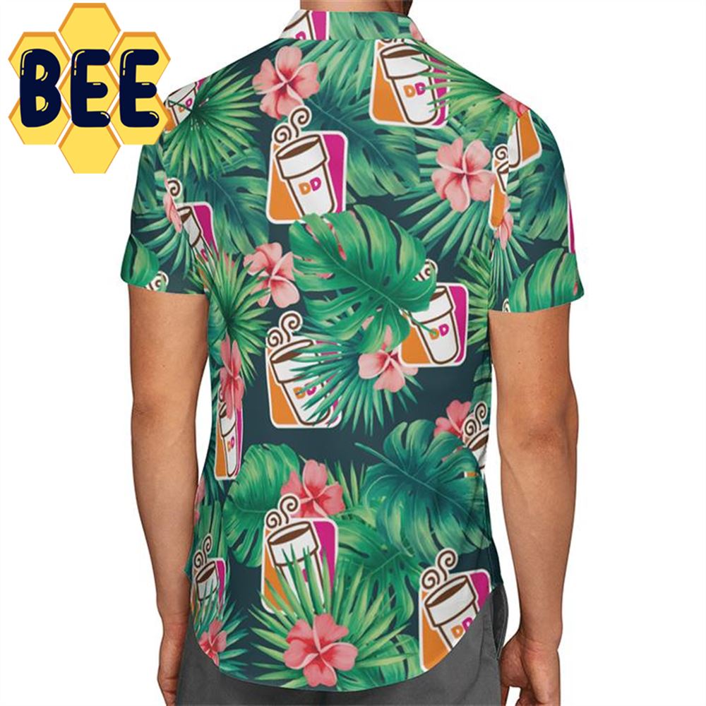 Dunkins Donut Michael Myers And Jason Voorhees Halloween Hawaiian Shirt Dunkins Donut Michael Myers And Jason Voorhees Halloween Hawaiian Shirt