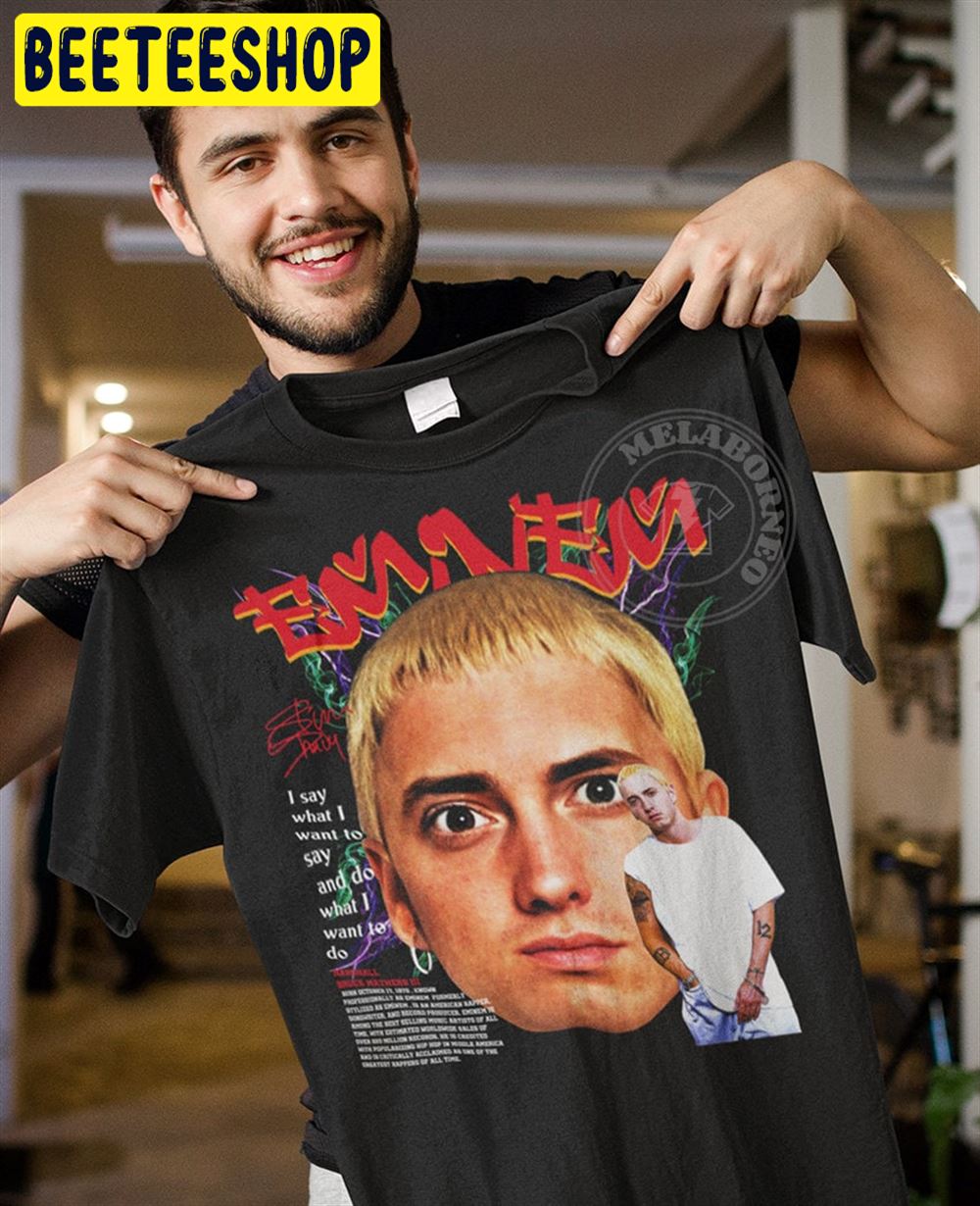 Eminem The Real Slim Shady Rap Retro Vintage Unisex T-Shirt Eminem The Real Slim Shady Rap Retro Vintage Unisex T-Shirt