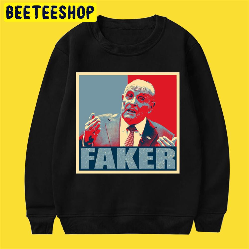 Faker Rudy Giuliani Retro Art Unisex T-Shirt Faker Rudy Giuliani Retro Art Unisex T-Shirt