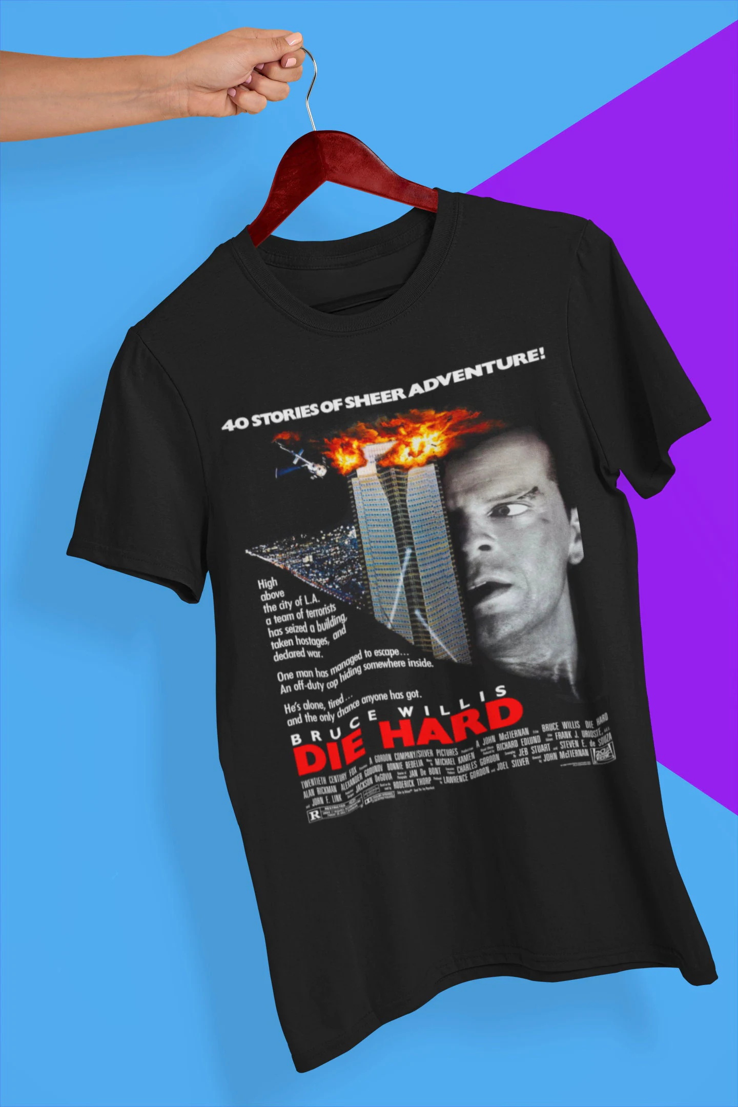 Fan Art Die Hard Movie Halloween Unisex T-Shirt Fan Art Die Hard Movie Halloween Unisex T-Shirt