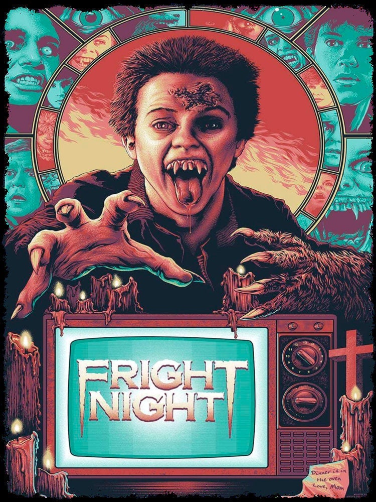 Fan Art Fright Night Movie Halloween Unisex T-Shirt Fan Art Fright Night Movie Halloween Unisex T-Shirt