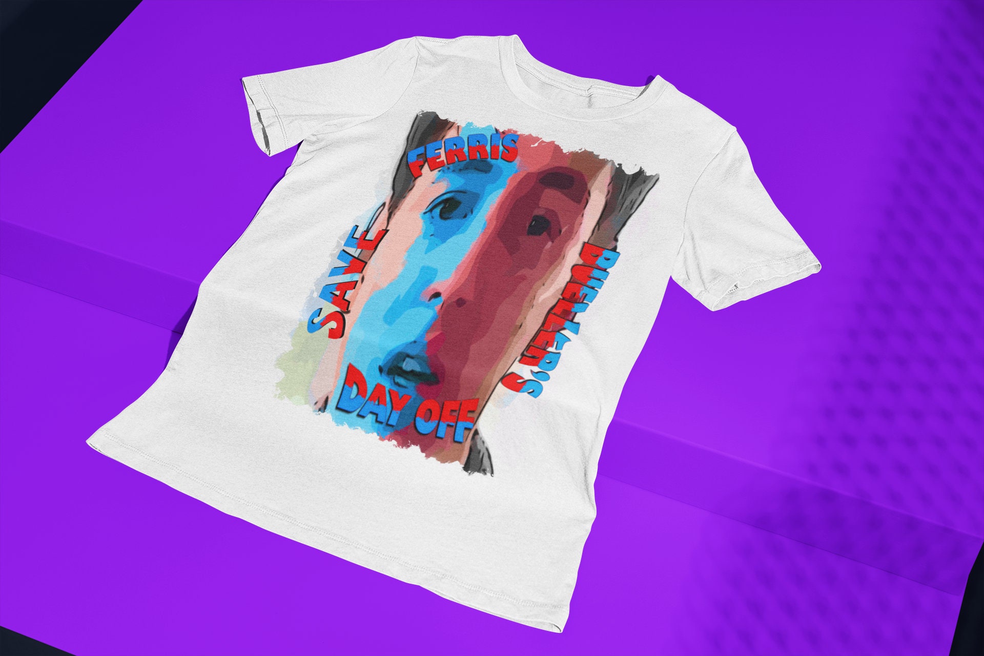 Ferris Bueller's Day Off Movie 80s Movie Fan Art Halloween Unisex T-Shirt Ferris Bueller's Day Off Movie 80s Movie Fan Art Halloween Unisex T-Shirt