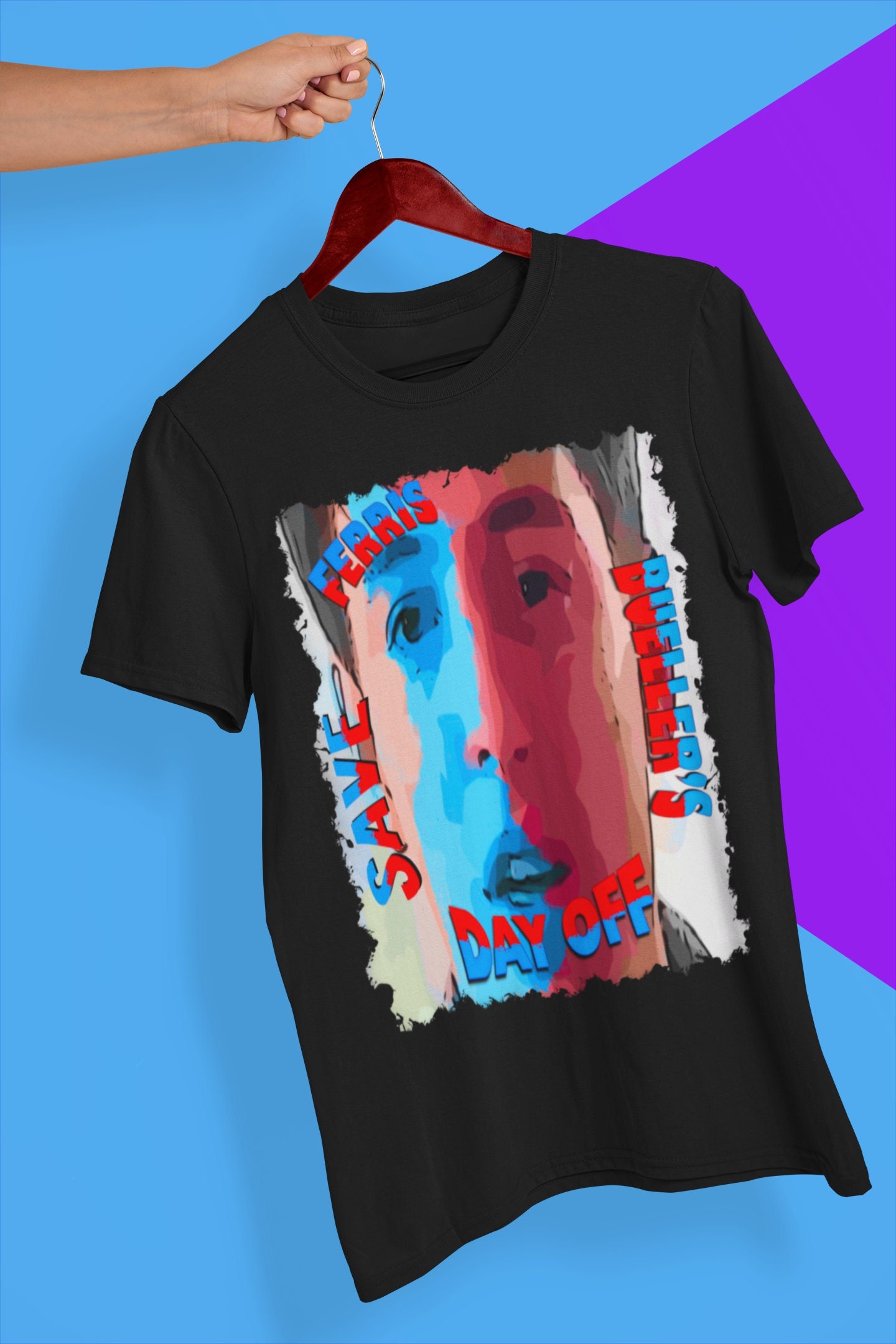 Ferris Bueller's Day Off Movie 80s Movie Fan Art Halloween Unisex T-Shirt Ferris Bueller's Day Off Movie 80s Movie Fan Art Halloween Unisex T-Shirt