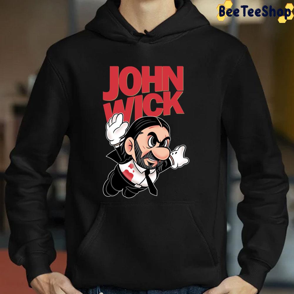 Flying John Wick Chapter 4 Unisex T-Shirt Flying John Wick Chapter 4 Unisex T-Shirt
