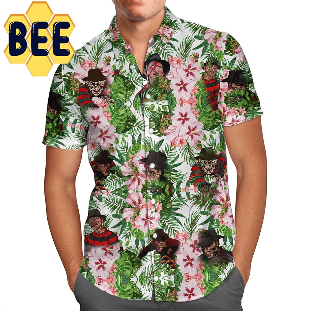 Freddy Krueger Horror Halloween Hawaiian Shirt Freddy Krueger Horror Halloween Hawaiian Shirt