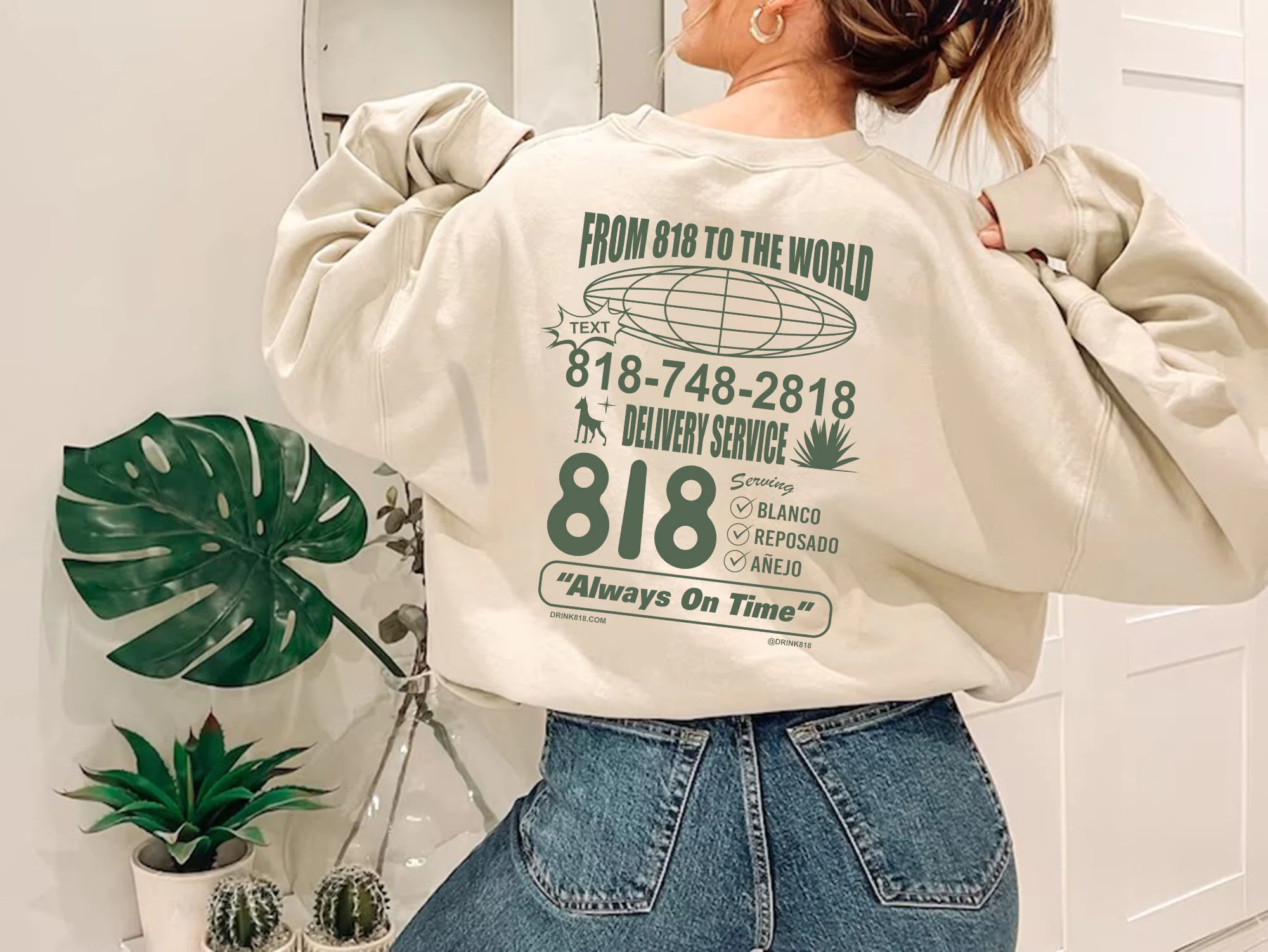 From 818 To The World Kendall Festival Cherry La Baby Unisex Sweatshirt From 818 To The World Kendall Festival Cherry La Baby Unisex Sweatshirt
