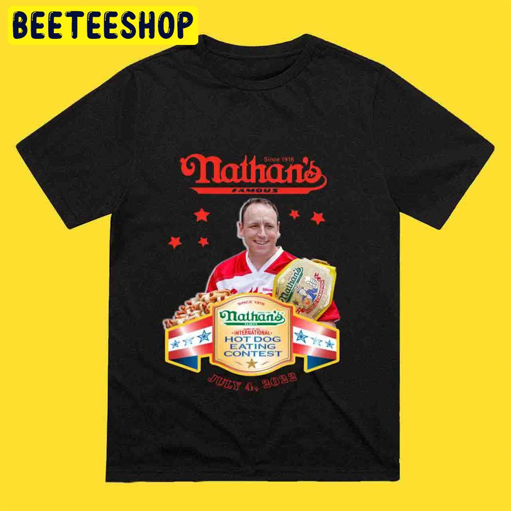 Funny Joey Chestnut Nathans Hot Dog Eating Contest 2021 Unisex T-Shirt Funny Joey Chestnut Nathans Hot Dog Eating Contest 2021 Unisex T-Shirt