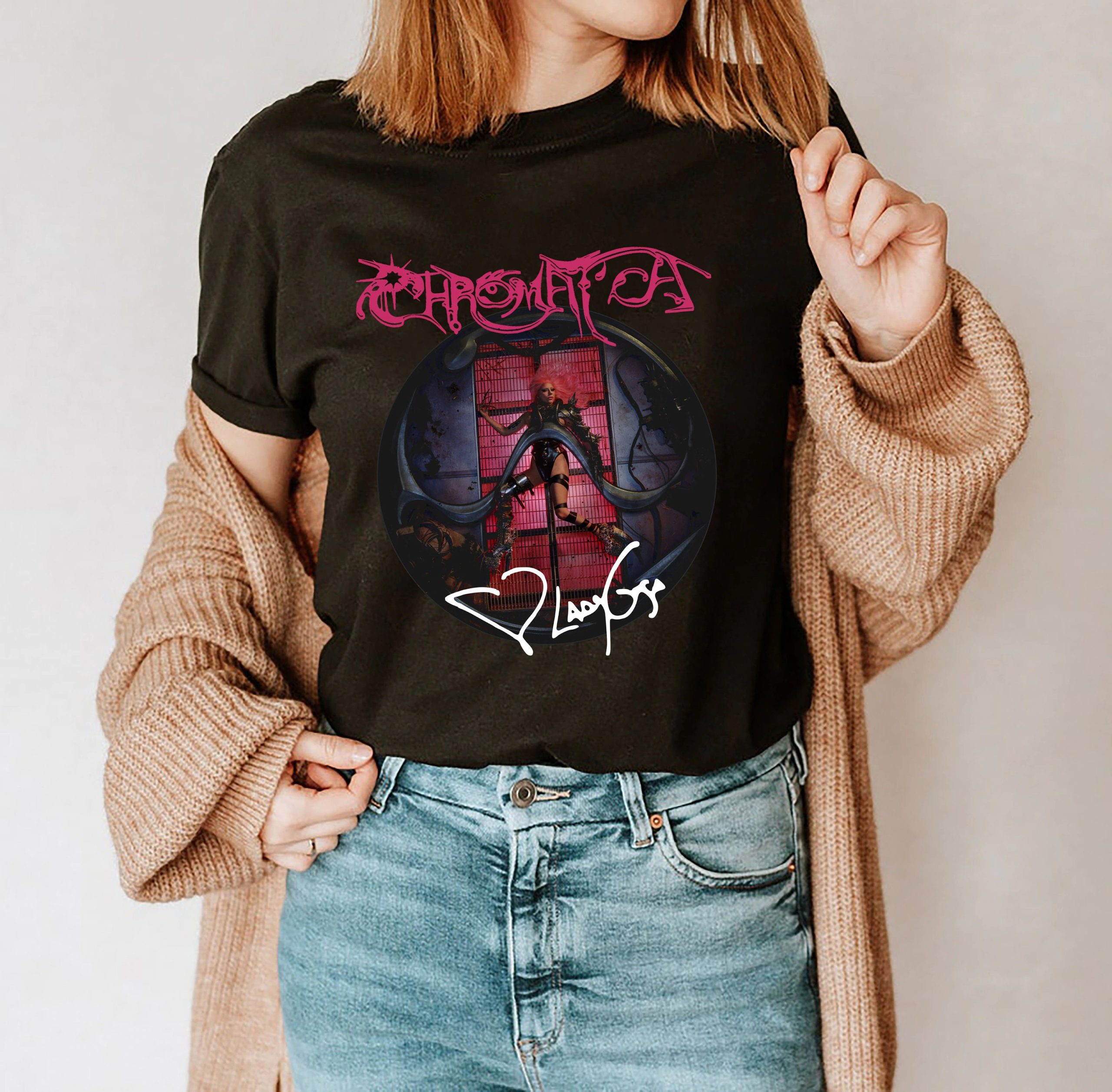 Gaga Signature The Chromatica 2022 Concert Unisex T-Shirt Gaga Signature The Chromatica 2022 Concert Unisex T-Shirt