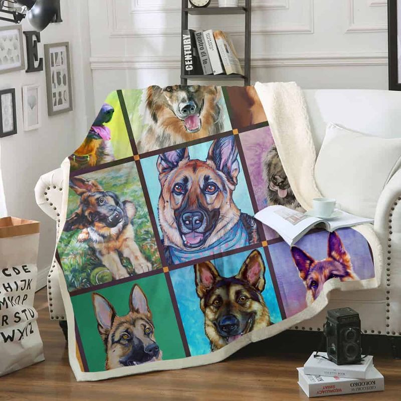 German Shepherd Dog Premium Comfy Sofa Throw Blanket German Shepherd Dog Premium Comfy Sofa Throw Blanket