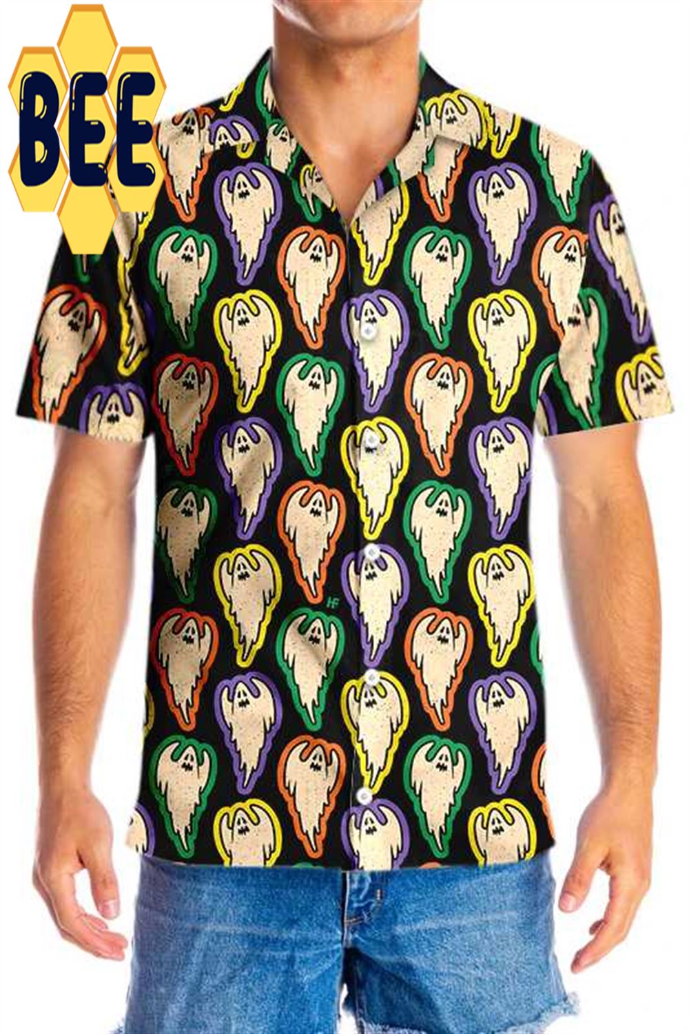 Ghosts Halloween Hawaiian Shirt Ghosts Halloween Hawaiian Shirt