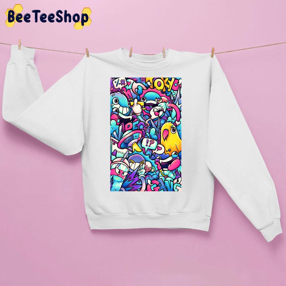 Gradient Sinspace Copic Marker Unisex Sweatshirt Gradient Sinspace Copic Marker Unisex Sweatshirt