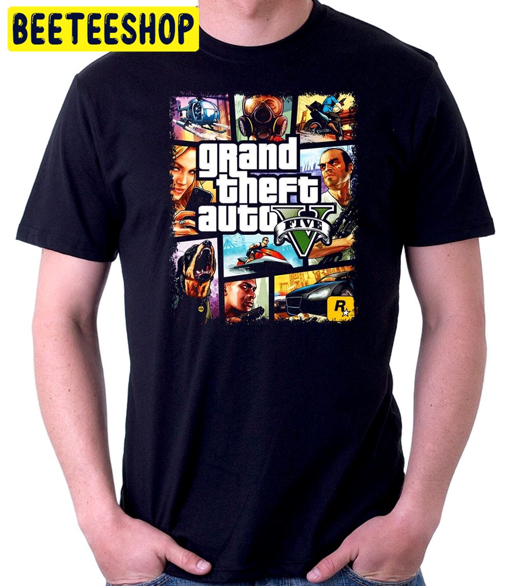 Grand Theft Auto Video Games Unisex T-Shirt Grand Theft Auto Video Games Unisex T-Shirt