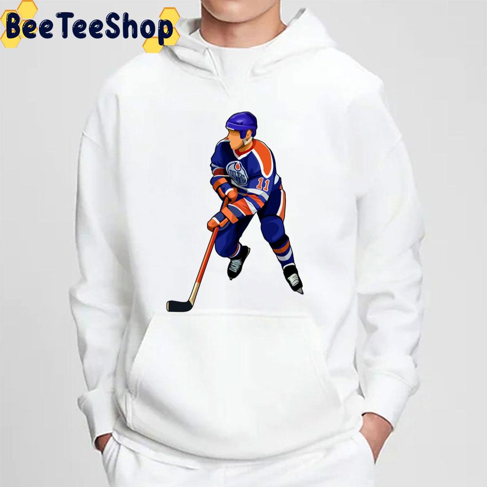 Graphic Art Mark Messier Hockey Unisex T-Shirt Graphic Art Mark Messier Hockey Unisex T-Shirt