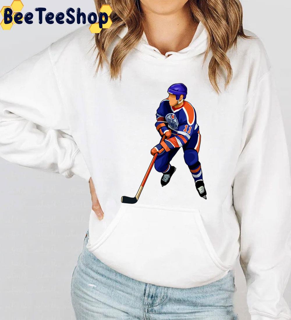 Graphic Art Mark Messier Hockey Unisex T-Shirt Graphic Art Mark Messier Hockey Unisex T-Shirt