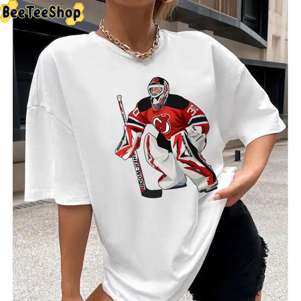 Graphic Art Martin Brodeur Hockey Unisex T-Shirt Graphic Art Martin Brodeur Hockey Unisex T-Shirt