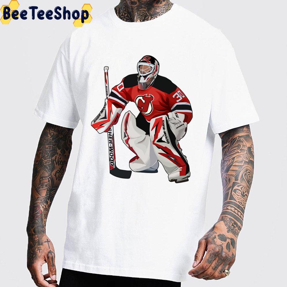 Graphic Art Martin Brodeur Hockey Unisex T-Shirt Graphic Art Martin Brodeur Hockey Unisex T-Shirt