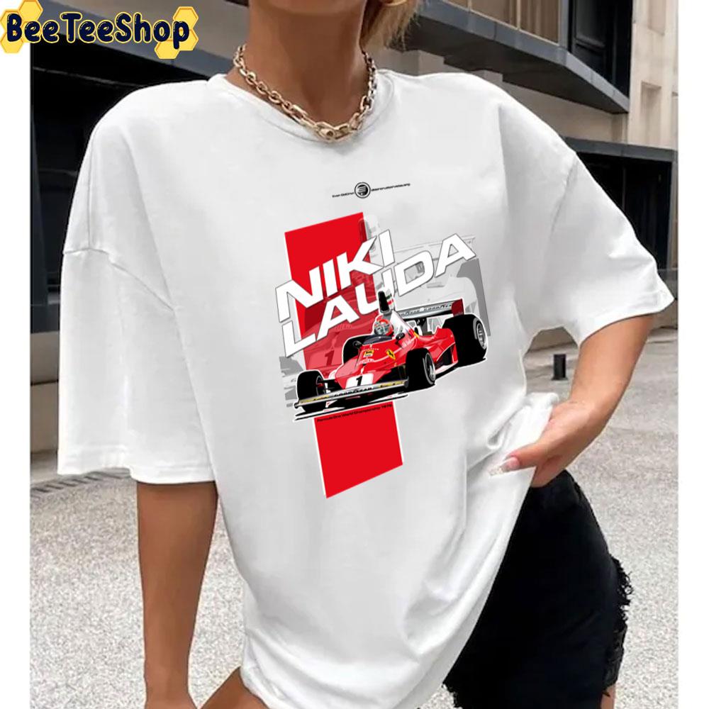 Graphic Niki Lauda F1 1976 Racing Unisex T-Shirt Graphic Niki Lauda F1 1976 Racing Unisex T-Shirt