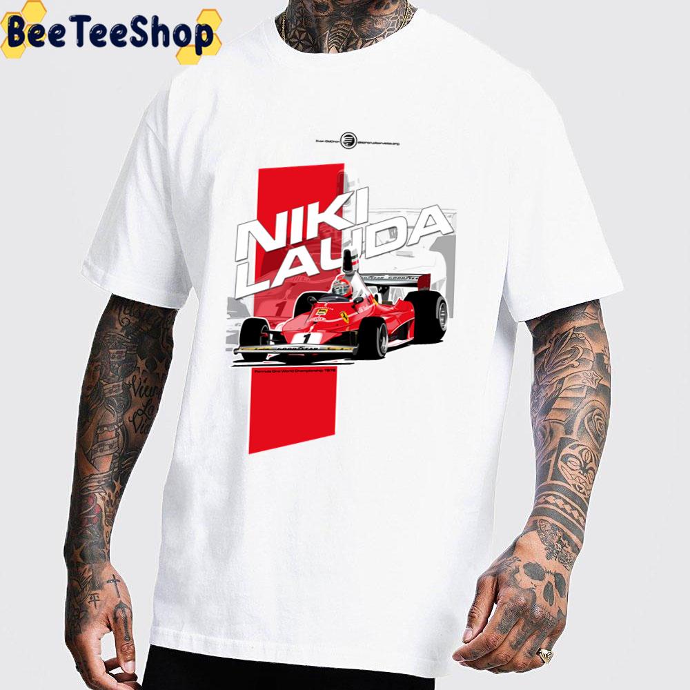 Graphic Niki Lauda F1 1976 Racing Unisex T-Shirt Graphic Niki Lauda F1 1976 Racing Unisex T-Shirt