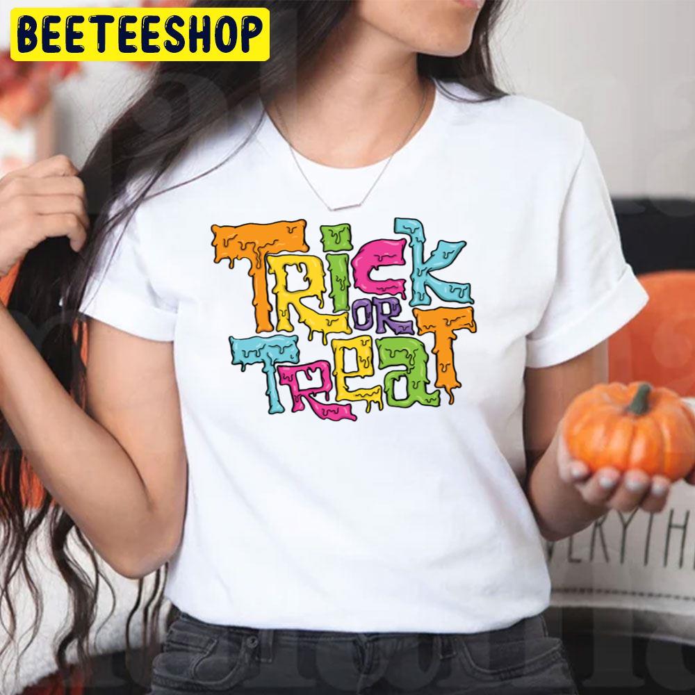 Graphic Trick Or Treat Halloween Unisex T-Shirt Graphic Trick Or Treat Halloween Unisex T-Shirt