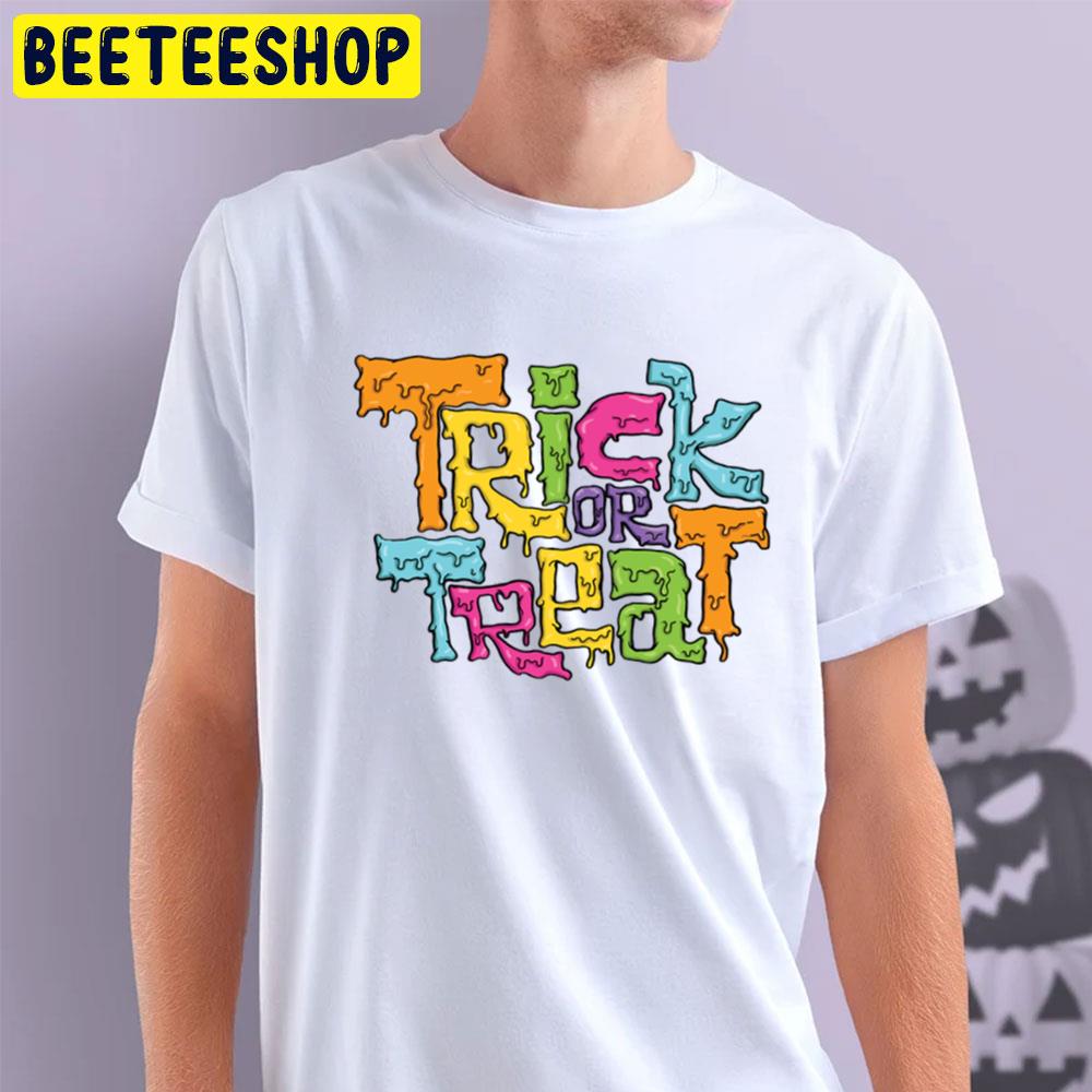 Graphic Trick Or Treat Halloween Unisex T-Shirt Graphic Trick Or Treat Halloween Unisex T-Shirt