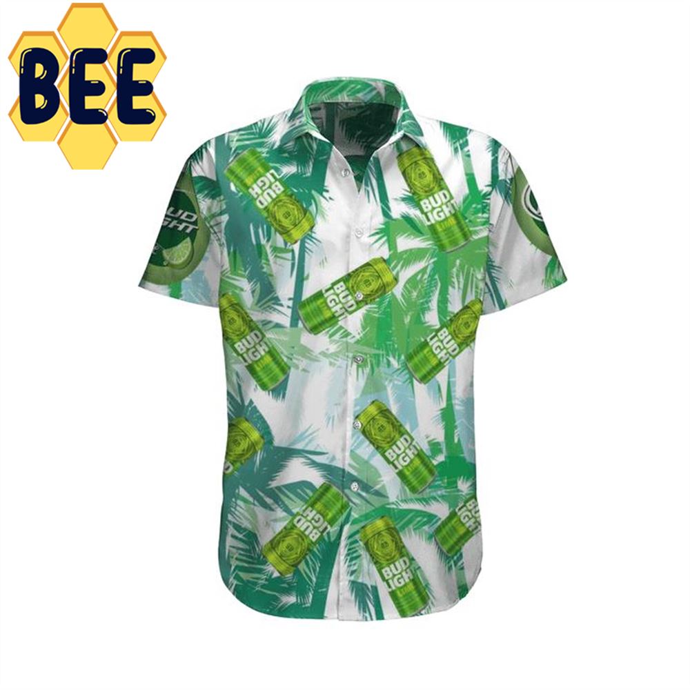 Green Busch Light Beer Hawaiian Shirt Green Busch Light Beer Hawaiian Shirt