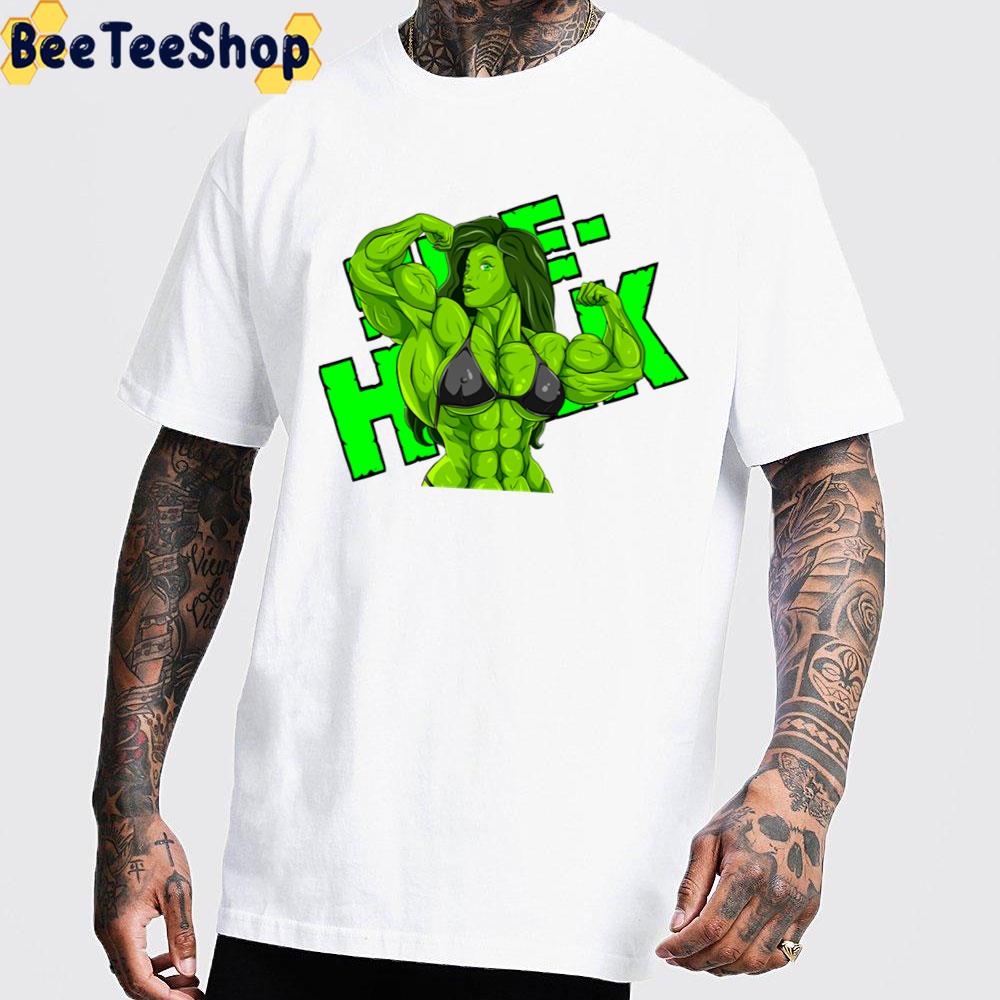 Green Neon She-Hulk Unisex T-Shirt Green Neon She-Hulk Unisex T-Shirt