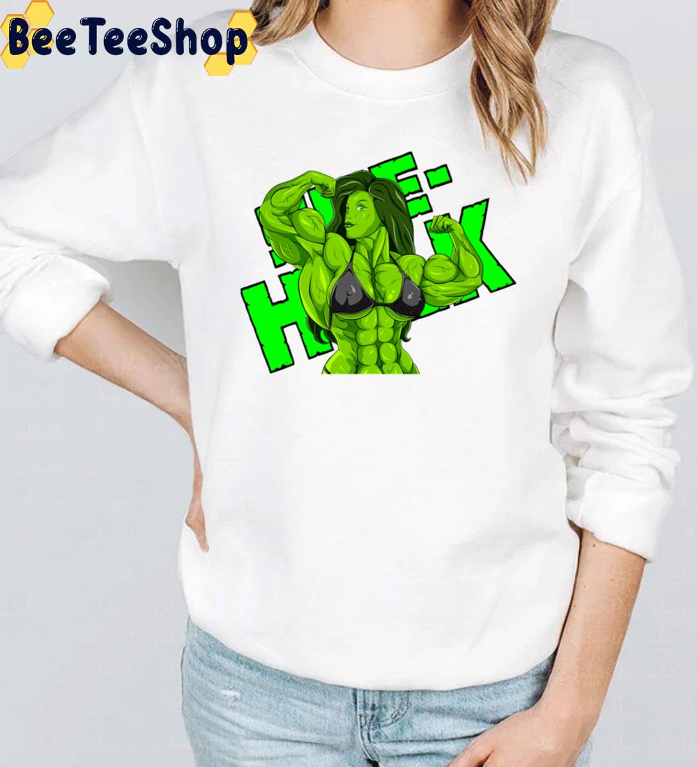 Green Neon She-Hulk Unisex T-Shirt Green Neon She-Hulk Unisex T-Shirt
