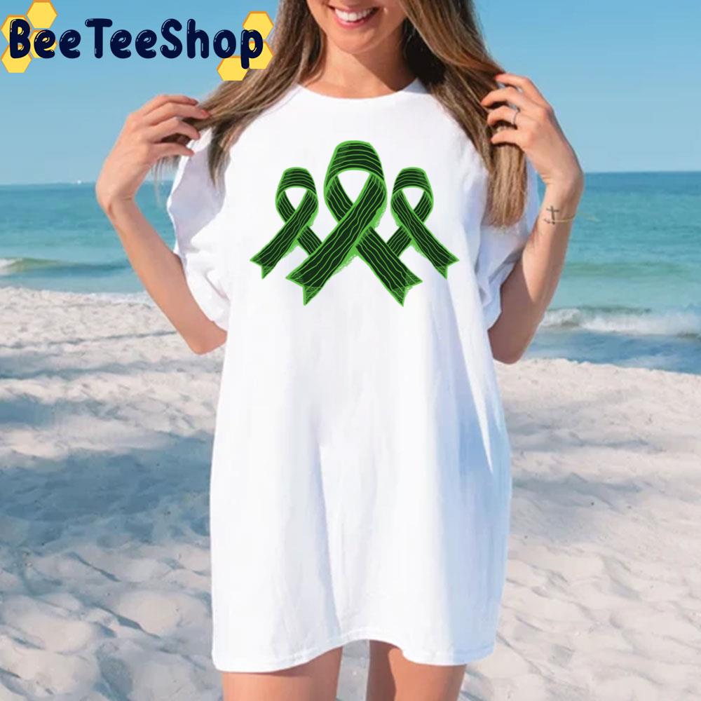 Green Ribbon Protest Against Ukraine Invasion Green Ribbon Unisex T-Shirt Green Ribbon Protest Against Ukraine Invasion Green Ribbon Unisex T-Shirt