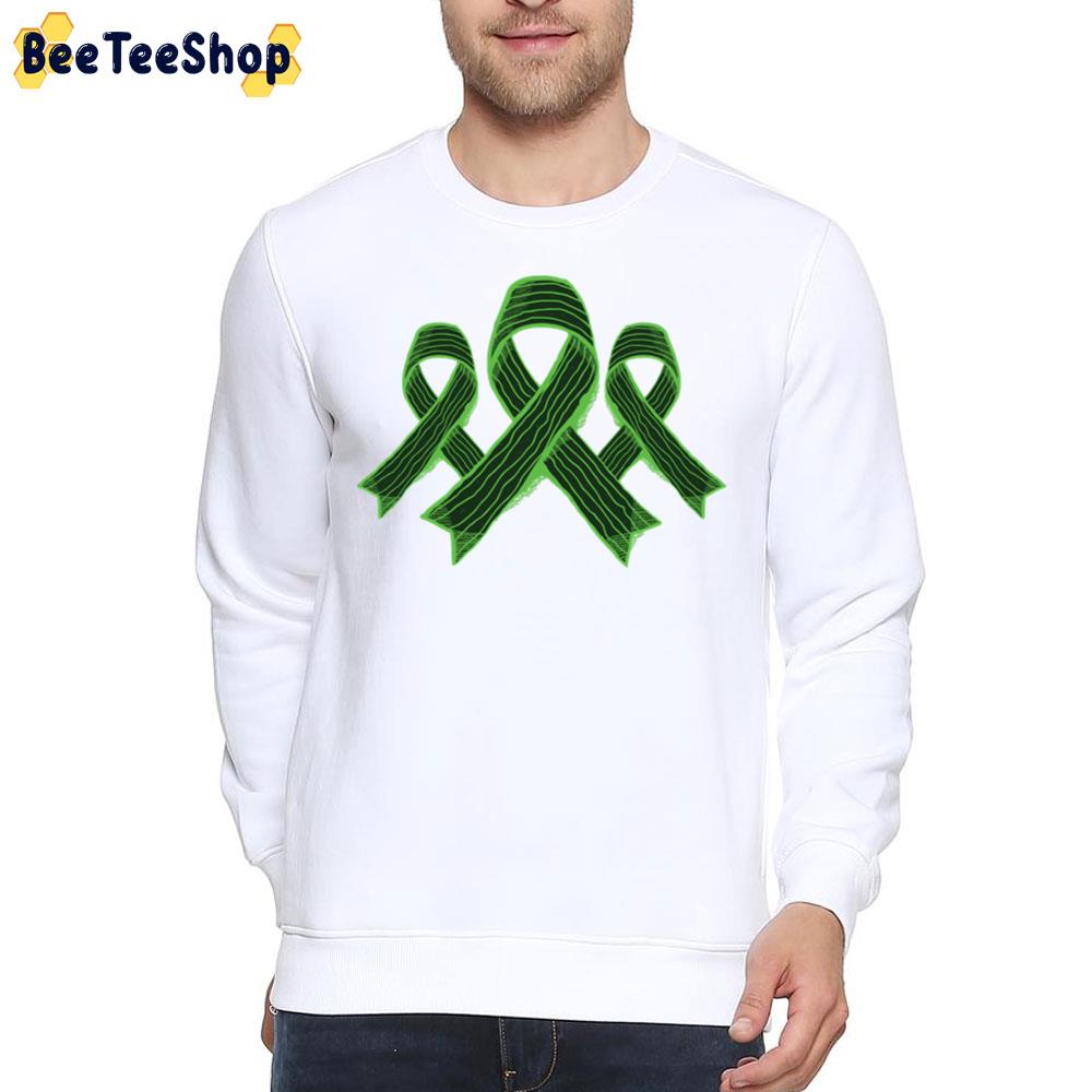 Green Ribbon Protest Against Ukraine Invasion Green Ribbon Unisex T-Shirt Green Ribbon Protest Against Ukraine Invasion Green Ribbon Unisex T-Shirt