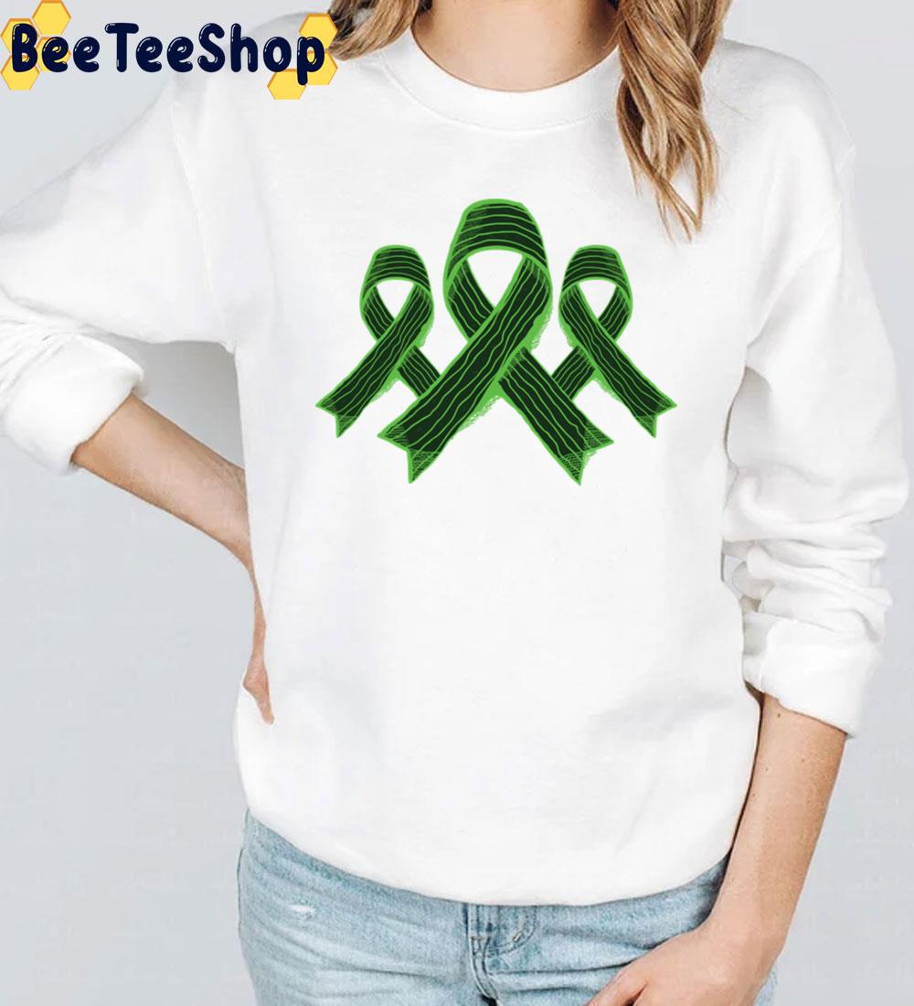 Green Ribbon Protest Against Ukraine Invasion Green Ribbon Unisex T-Shirt Green Ribbon Protest Against Ukraine Invasion Green Ribbon Unisex T-Shirt